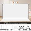 3x6m stainless steel stand with white cloth