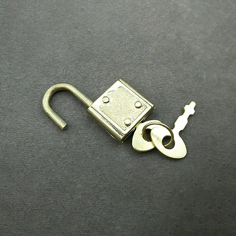 Мини ретро замок для блокнота дневника небольшой багажный ящик замок с ключами набор