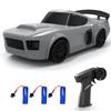 Remote Control Car, 2.4GHz 1:24 Scale 4WD High-Speed Model Vehicle with LED Lights, Racing Tires