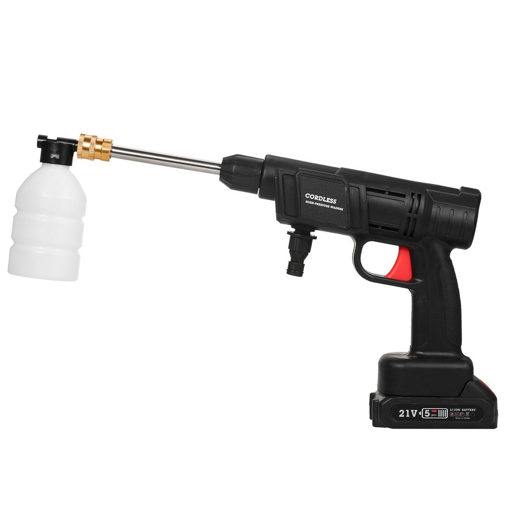 Cordless Pressure Car Washer 24.5Bar350PSI Portable Cordless Power Washer 1500mAh*2 Battery