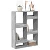 VidaXL Bookcase Sonoma Grey 100x33x135 Cm Engineered Wood, Bookshelf, Storage Shelf, Cabinet 3309389