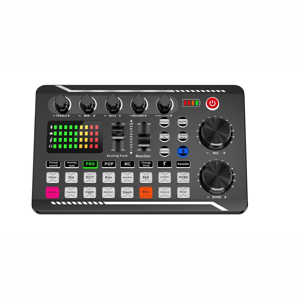 Звуковая карта F998 Live и конденсаторный микрофон BM800 для караоке