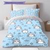 Cartoon Art Pattern Bedding,Quilt Set Quilt Cover Pillowcase Home Birthday Gift (1 * duvet cover + 2 * pillowcase, without core)