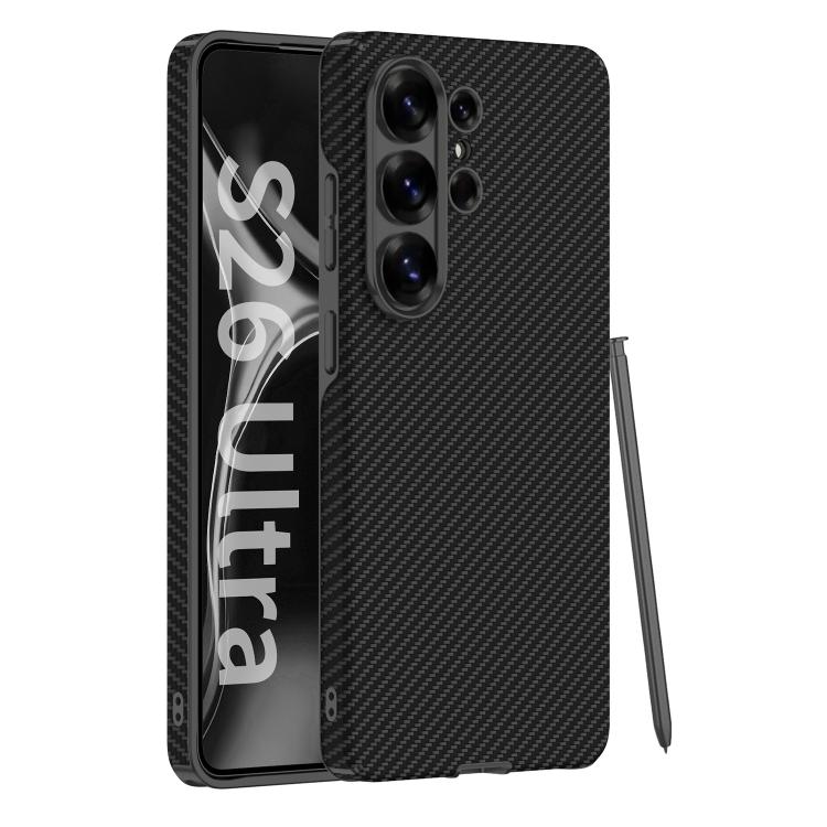 Изогнутый защитный чехол из веганской кожи с полным покрытием для Samsung Galaxy S26 Ultra 5G