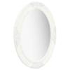 VidaXL Wall Mirror Baroque Style 50x70 Cm White 320352