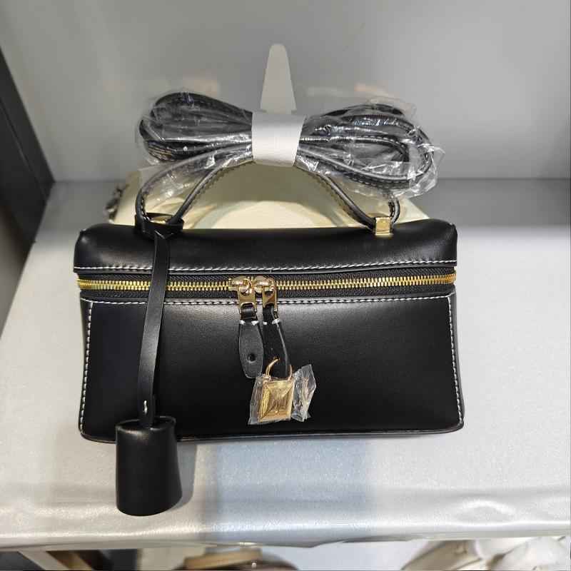2024 Новый Extract Premium Genuine Leather Palmprint Lunch Box Сумка через плечо Большая вместимость Box Кожаная сумка