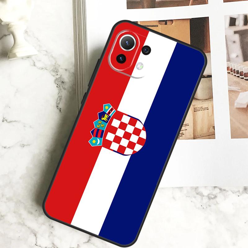 Croatia Flag Case For POCO X6 M6 Pro X5 X3 M5s F3 F5 Xiaomi 14 Ultra 12 13 Lite 11T 12T 13T Pro Cover