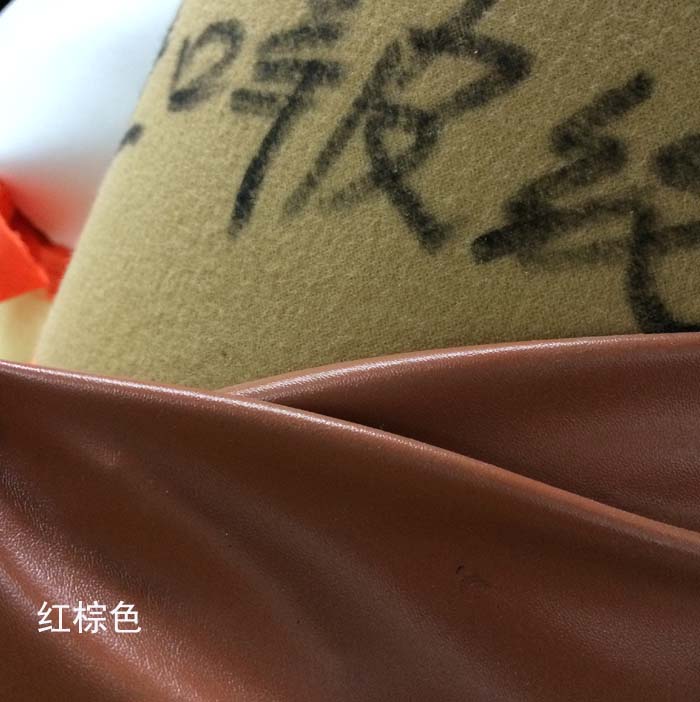 Мягкая Эластичная Искусственная Кожа с Рисунком Под Овчину Ткань для Обивки По Метру для Одежды Дивана Игрушечной Сумки Швейная Ткань Жемчужный Светло-Черный