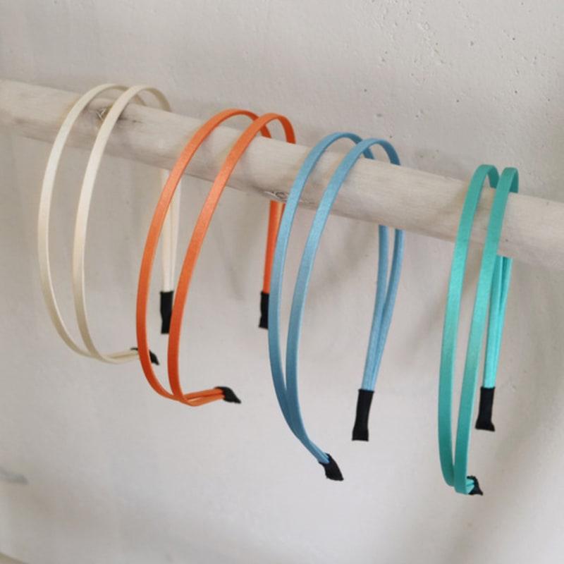 ФАНТАСТИЧЕСКАЯ ПЛАНЕТА двухрядная атласная повязка для волос (4colors)