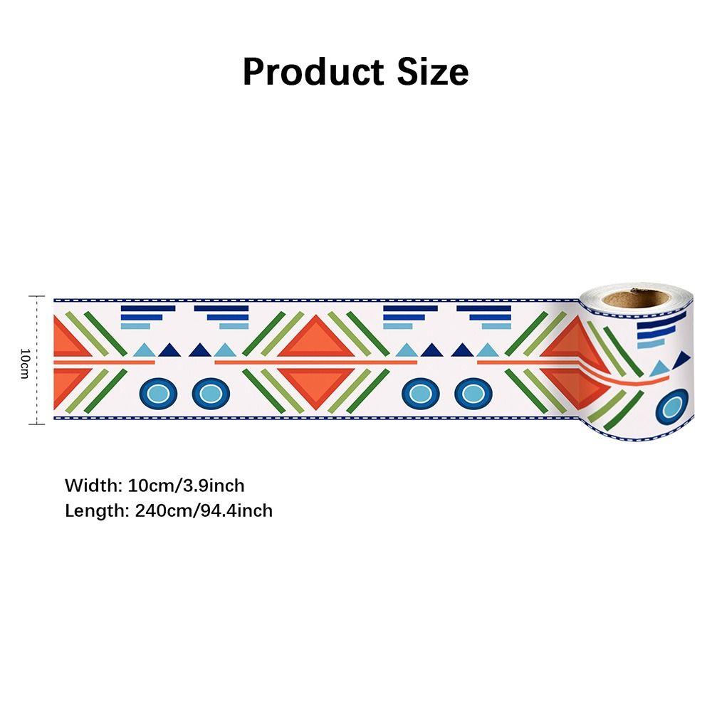 Водонепроницаемая самоклеящаяся бордюрная лента для талии, декоративная наклейка с линейным рисунком, плинтус, ванная комната