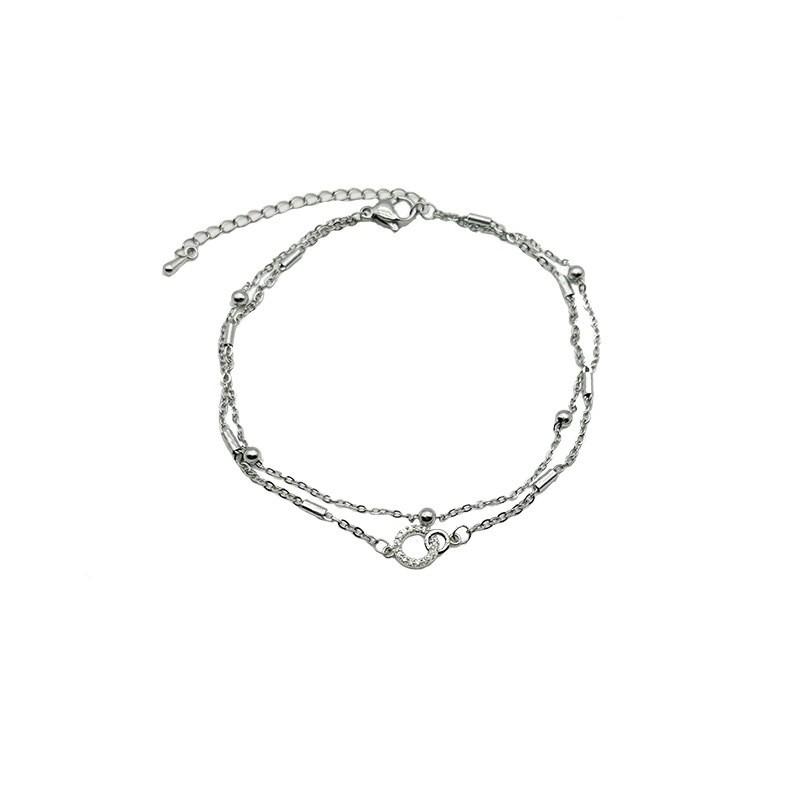 Delicate Geometric Doublelayer Bracelet For Women 2023 Light Design Luxury