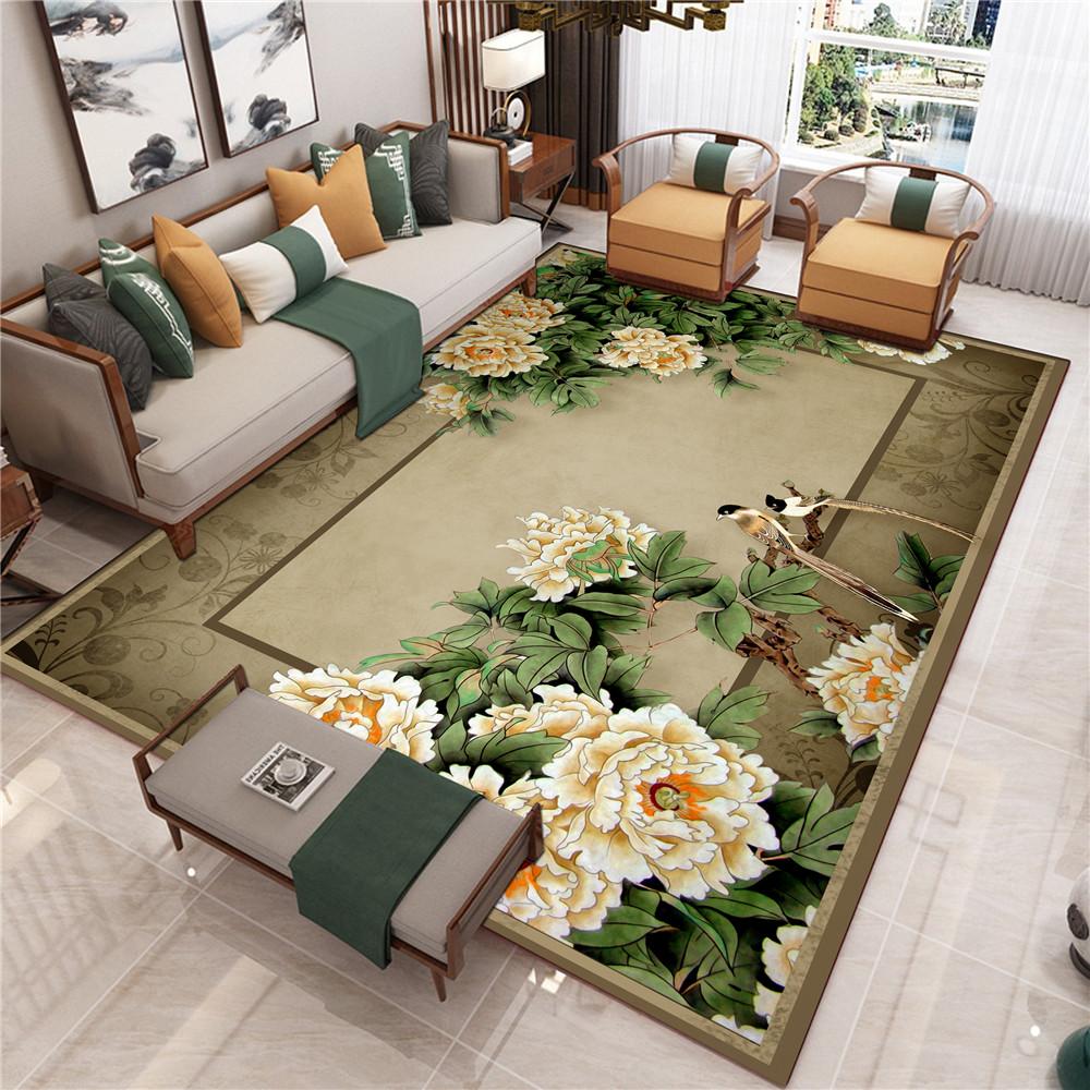 Новый ковер в китайском стиле для гостиной, ковер в китайском стиле под диван и журнальный столик, прикроватный ковер в классическом стиле