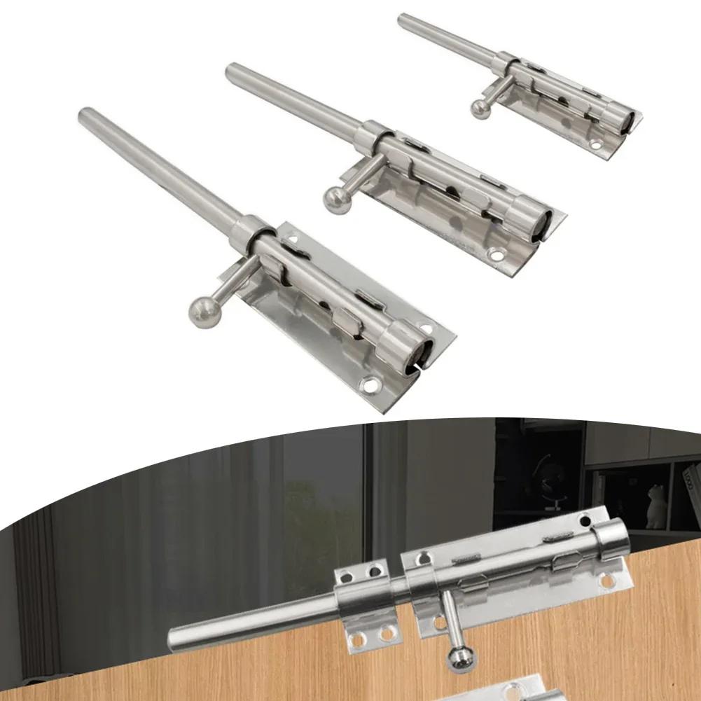 Door Bolt Lock Stainless Steel Door Bolt Latch For Home Hardware Bathroom Toilet Shed Gate Safety Door Bolt Window Catch Lock