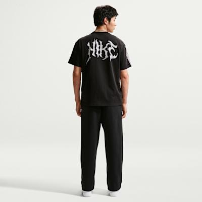 Nike T Shirts Men's Black Crew Neck Moderate