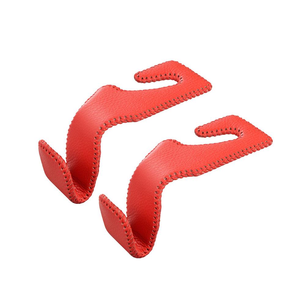 Держатель для хранения для автомобильных подголовников, крючки, подвесные кошельки, автозастежка, органайзер на заднее сиденье, искусственная кожа, задняя стойка