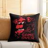 Five NNights At FFreddys Cushion Cover Silky Short Plush Invisible Zipper Dustproof Sofa Pillow Case For Home Decor