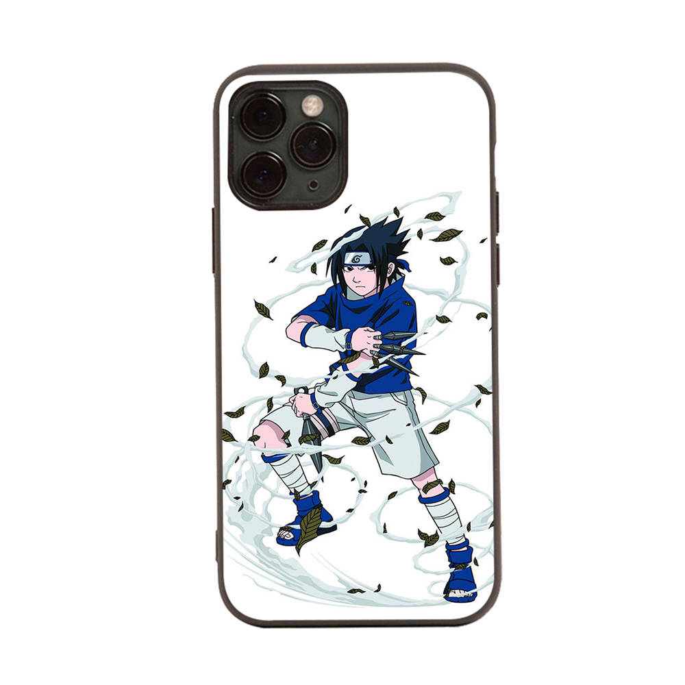 Чехол WD22 Naruto Sasuke Black Soft для Samsung Note 20 Lite S24 Ultra S23 A03 A05 A06 A11 A71 A15 A16 A13 A24 A25 A33 A52 A53 A50 M55 M35 Plus