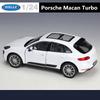 AABKP1 WELLY 1:24 Porsche Macan Turbo SUV Alloy Car Model Diecast Metal Toy Vehicles Car Model High Simulation Collection Children Gift