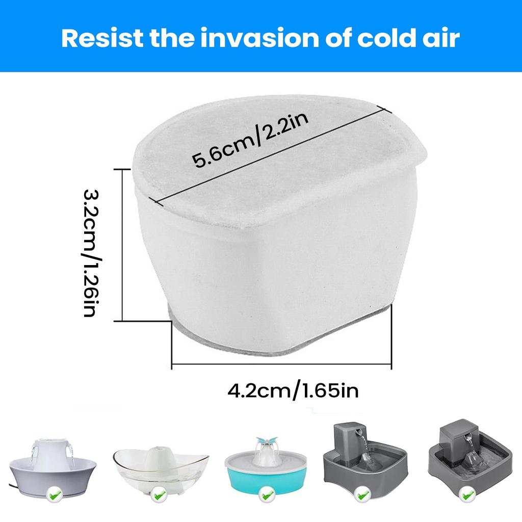 Filters For Cat Water Fountain Cat Water Fountain Filter Replacement 12 Pieces Odor Adsorption Kitten Puppy Drinking Supplies