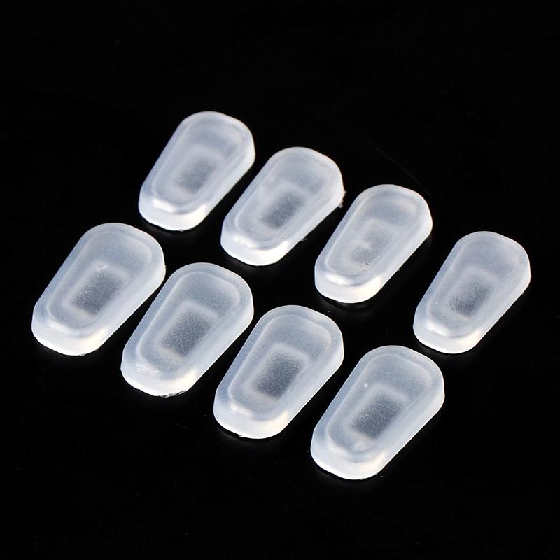 2 Pairs Embedding Anti-Slip Silicone Nose Pads for Eyeglasses Glasses Spectacles