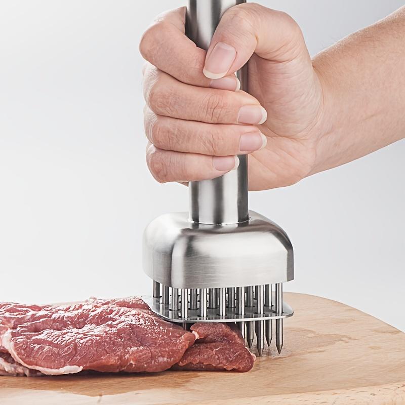 1pc 304 Stainless Steel Meat Tenderizer Needle/Professional Kitchen Tool for Steak, Beef, Pork & Chicken/Durable Material,
