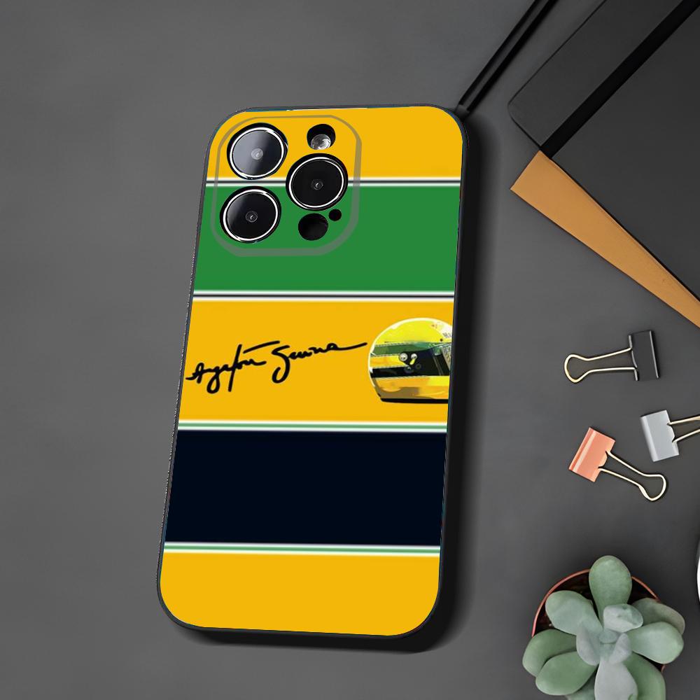 Чехол для телефона Ayrton S-Senna H-Helmet F-F1 Racing Для Iphone 15 11 13 14 Pro Max 7 8 Plus X Xr Xs Max Se2020 12mini Защитный чехол