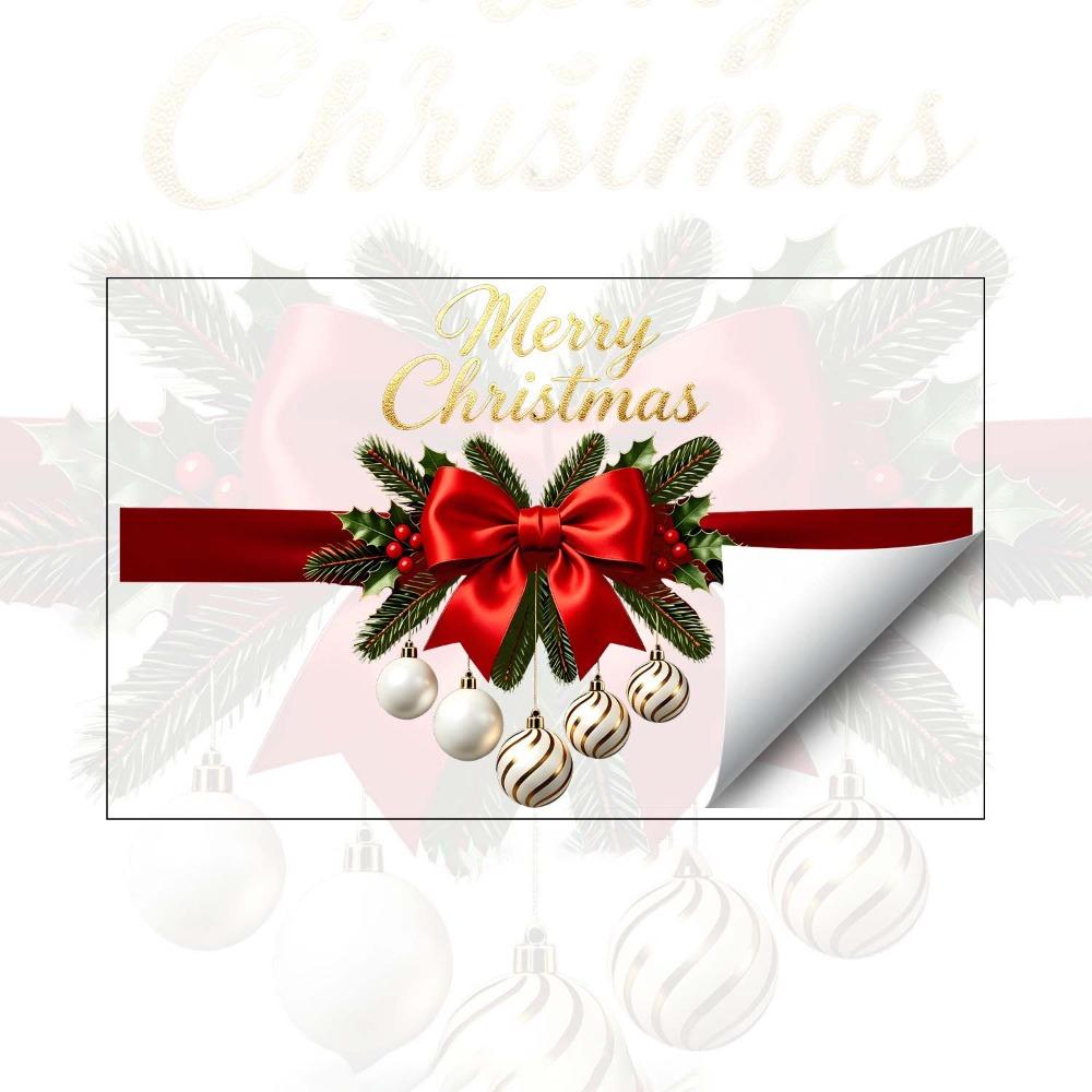 Waterproof Static Glass Cling Removable Festive Room Decoration Christmas Window Sticker Tenant