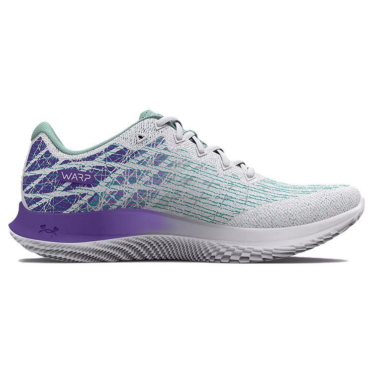 Under Armour Flow Velociti Wind 2 Cn Women's White Purple Running Shoes 3025662-102
