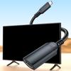 Type C To HDTV-compatible Converter Cable 4096x2160 60Hz/30hz 4K Output For USB C Laptops And Displays