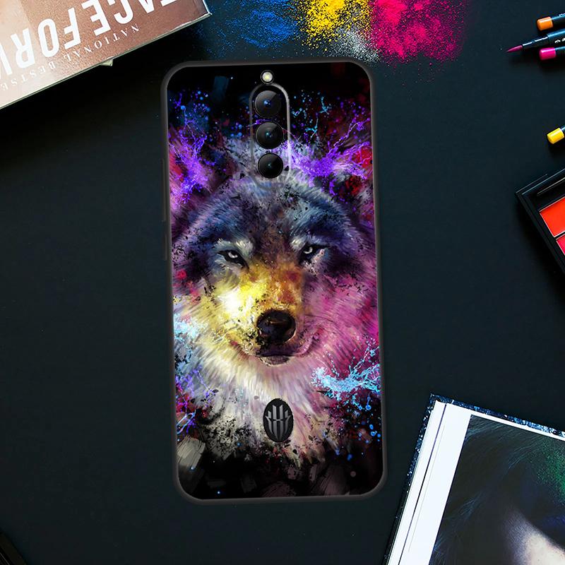 Чехол Wolf Howls Art для ZTE Nubia Red Magic 9 Pro Plus RedMagic 8 8S Pro Plus 6 7 6S 7S Pro 5G 5S 6R