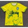 Stussy Signature Soccer Jersey Retro Brazil Argentina Portugal Football Training Shirt Men Women Short Sleeve