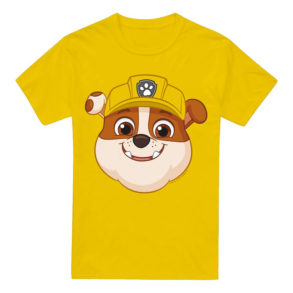 Paw Patrol Mens Grin Rubble T-Shirt