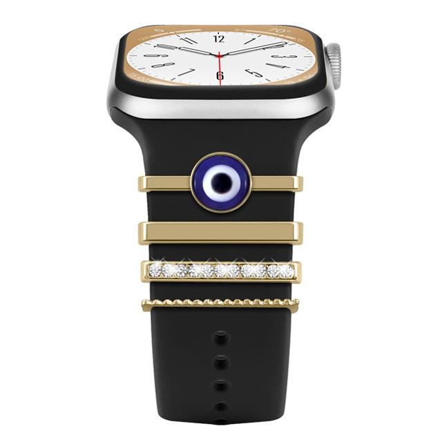 Decoration For Apple watch ultra 2 band 10 9 11 Diamond Jewelry Charms Accessories samsung/Huawei/amazfit strap 20/22mm Bracelet