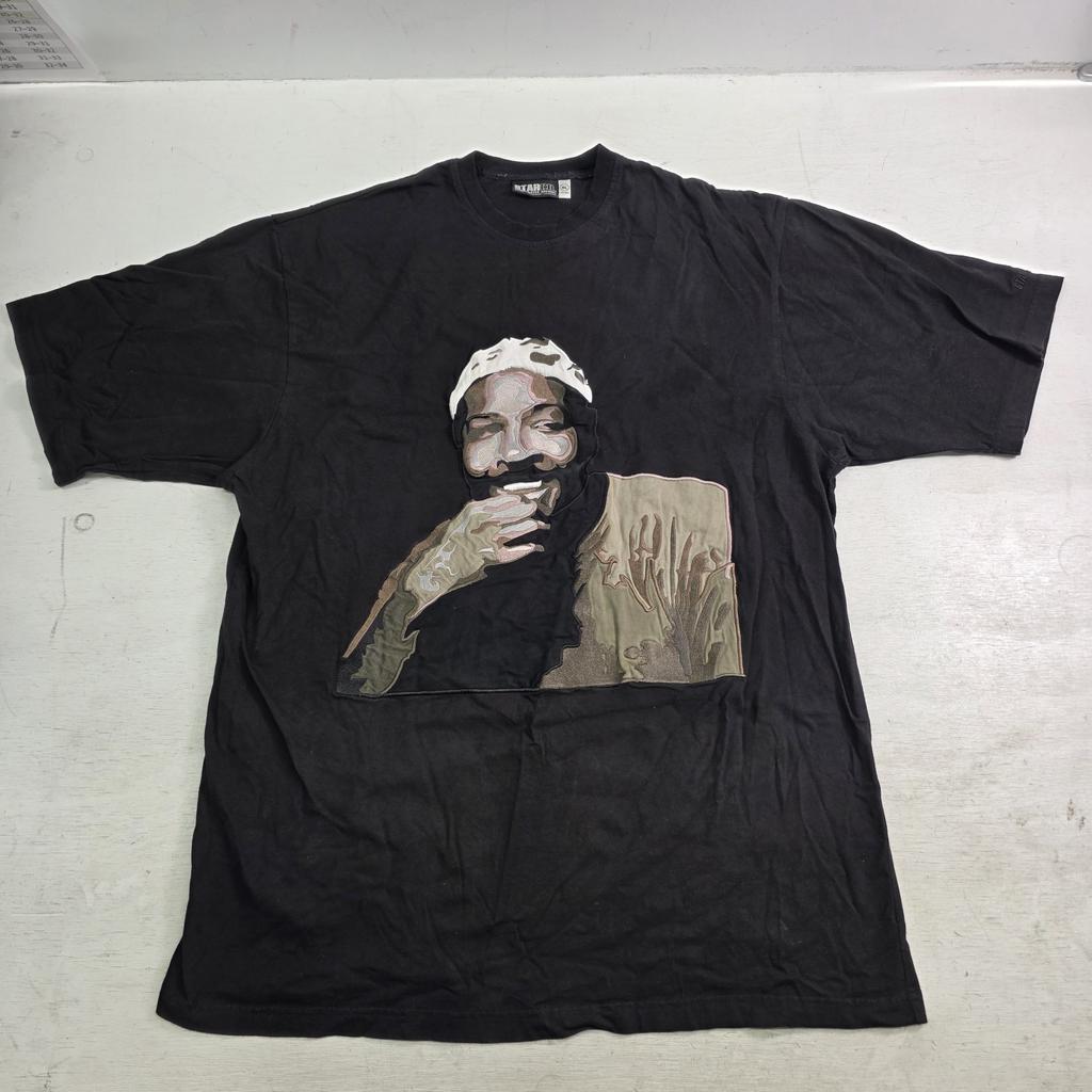 Star Co Unrestricted Apparel Marvin Gaye Applique Embroidered Patch T-Shirt XL Unisex T-Shirt