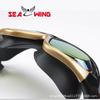 Unisex Colorful Electroplated Swimming Goggles - Waterproof, Anti-Fog, Silicone, Large/Medium Frame, Flat Lens, Eye Protection