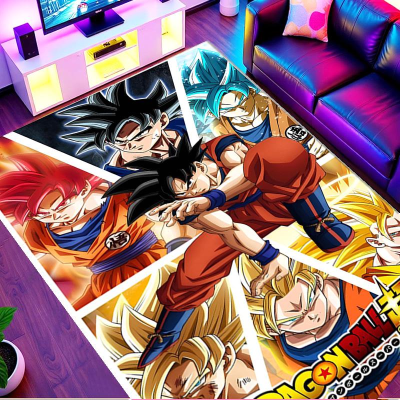 Dragon Ball Print Rug, Washable Floor Carpet, For Entryway Dorm Laundry Room Office Study, Home Decor Birthday Christmas Gift