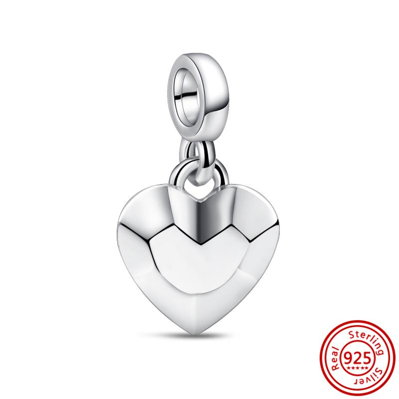 Стерлингового Серебра 925 пробы, мини-подвески серии Me, бусины, подходят для оригинального двойного звена, DIY браслет, женские подвески, ювелирные изделия