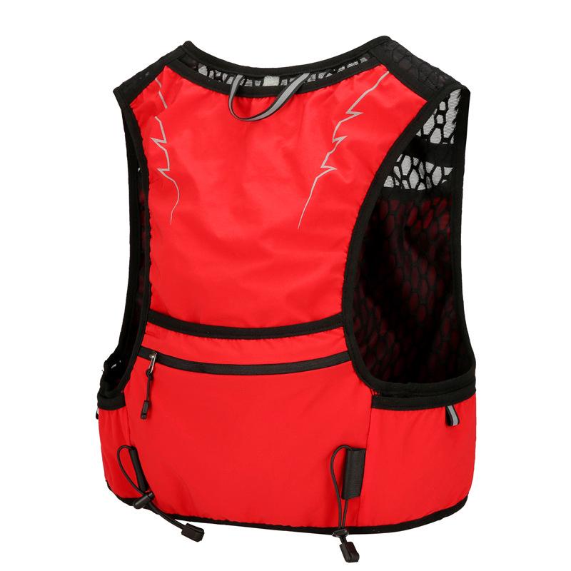 Легкий уличный велосипедный жилет-сумка унисекс – дышащий, контрастный цвет, многофункциональный рюкзак