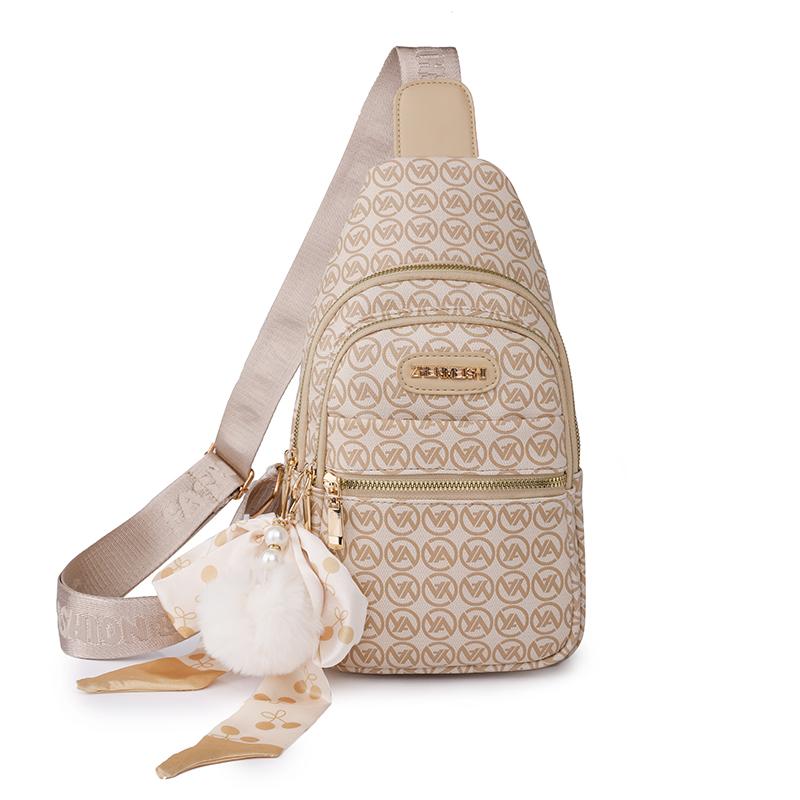 Нагрудная сумка Женская сумка через плечо Нагрудная сумка Рюкзак Женская маленькая сумка с принтом