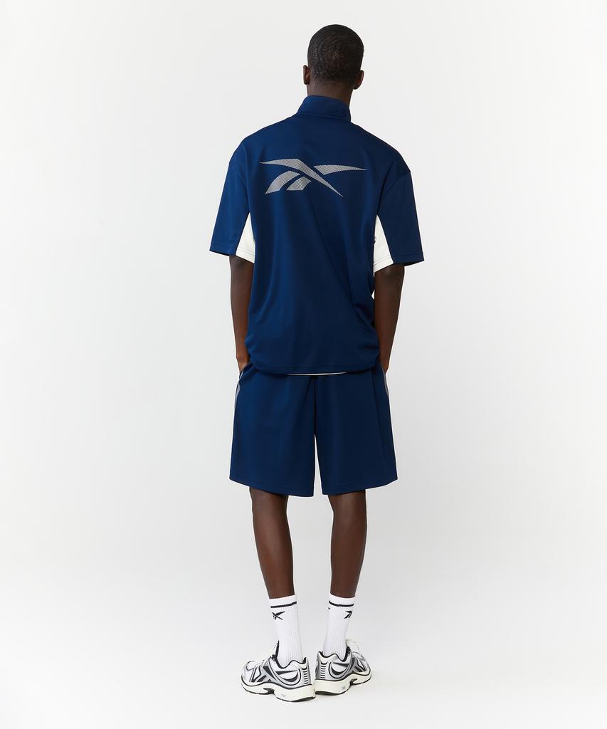 Reebok Анорак с коротким рукавом Vector Block - Темно-синий