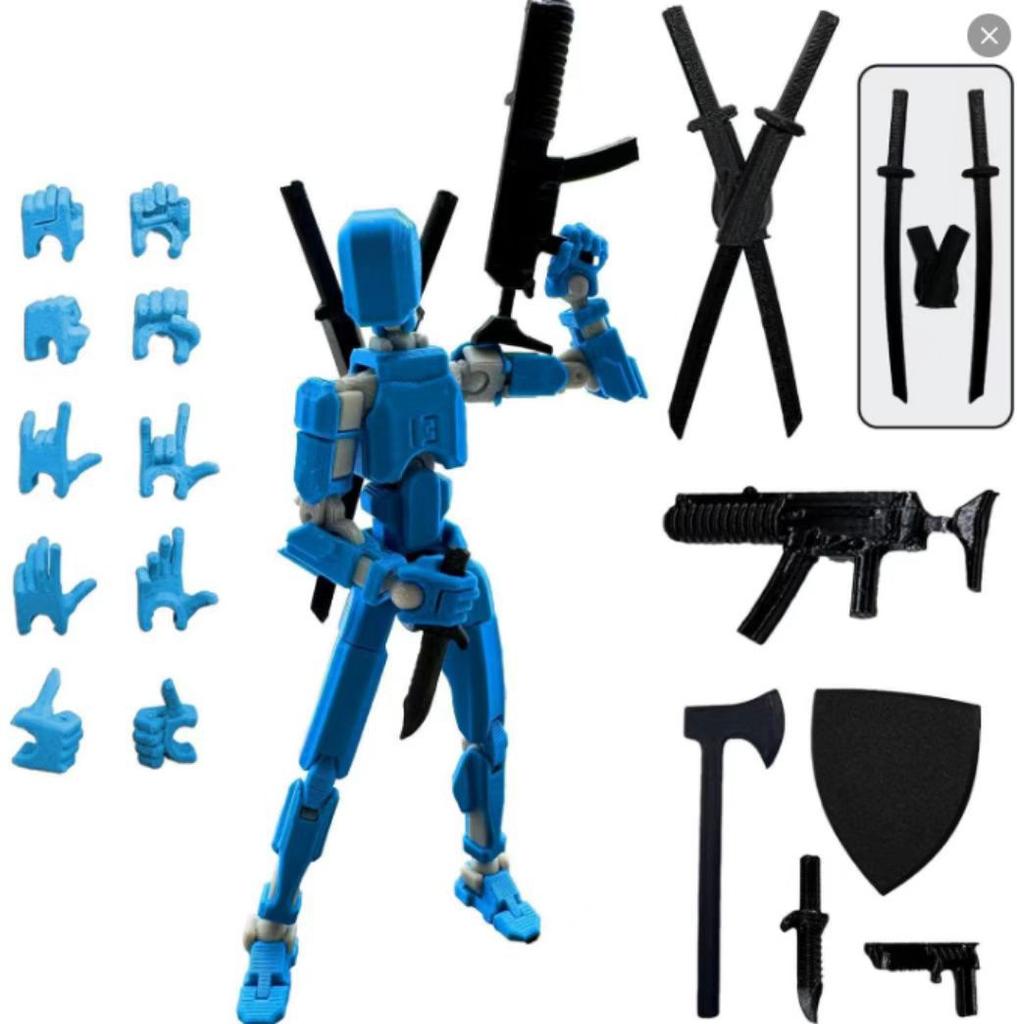 Dummy 13 Action Figure Assemble Well Titan Multi-articular Robot 3D Printer Movable Stress Relief Decompression Birthday Gift
