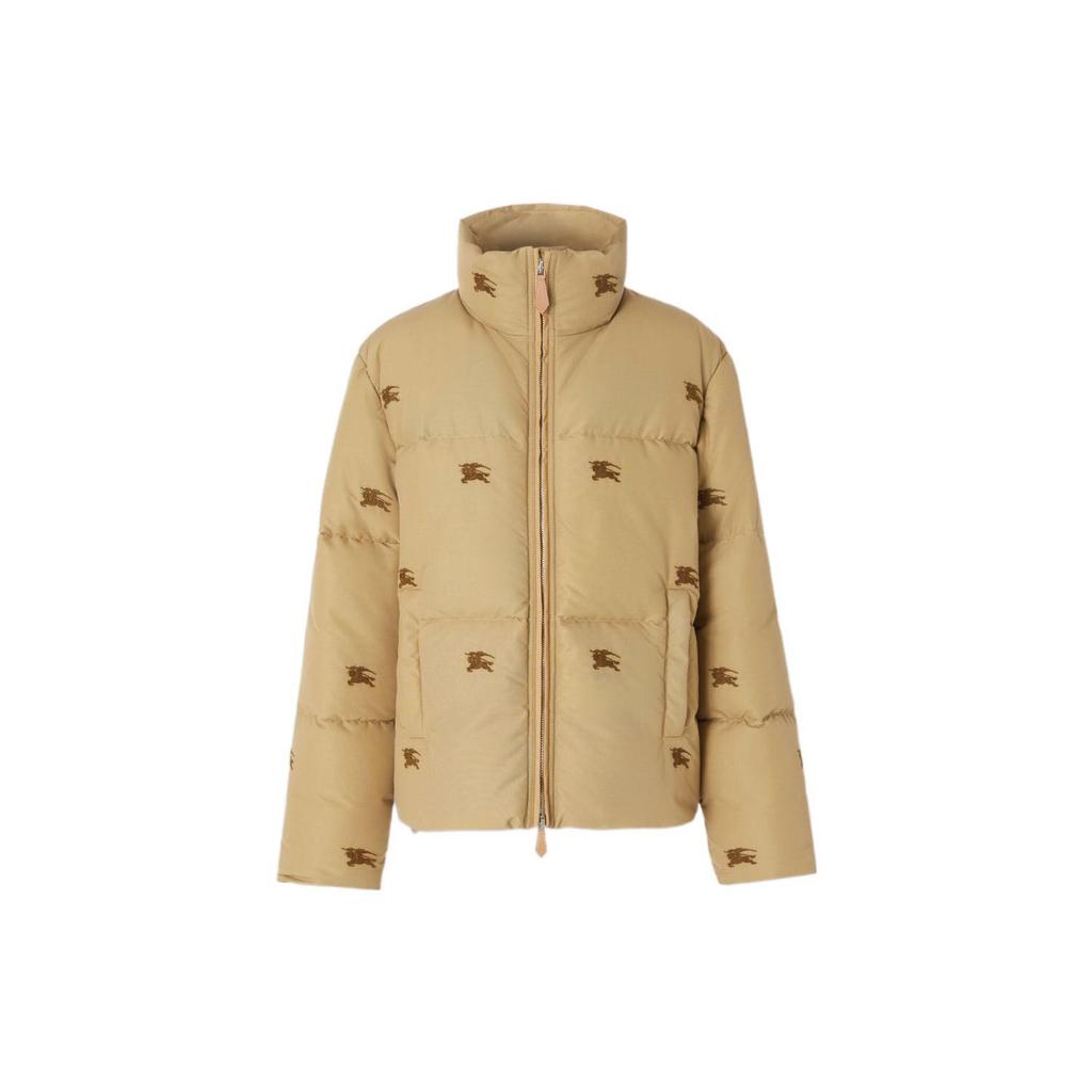 Burberry Embroidered Ekd Nylon Puffer Jacket 80612841