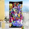 The Amazing Digital Circus Theme Beach Towel Super Soft & Absorbent Comfortable Lightweight