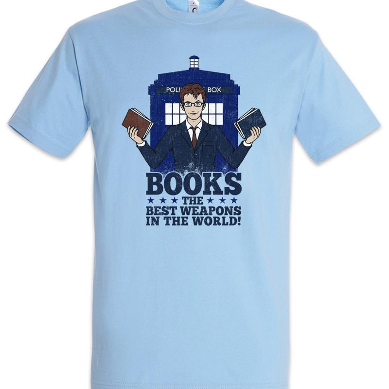 Books Are Weapons T Shirt Teacher Literature Love Addiction Addicted Fun Reading