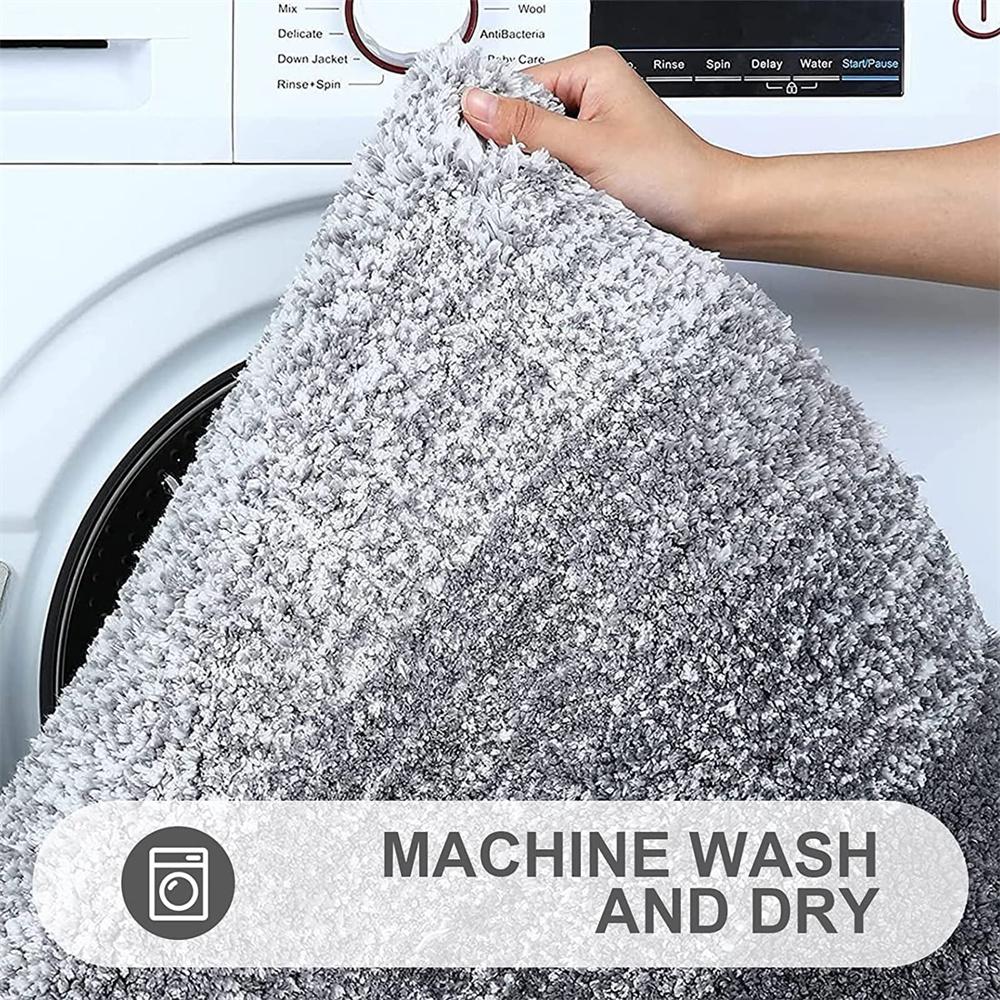 Роскошный коврик для ванной комнаты, коврик для ног, очень мягкий, впитывающий, из микрофибры, коврики для ванной, нескользящие, плюшевые, мохнатые, для пола ванной комнаты, душа, ванны