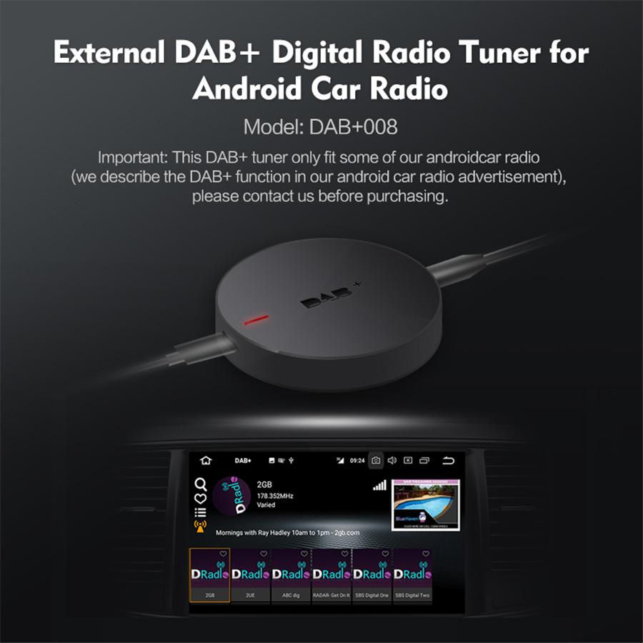 Автомобильный цифровой радиоприемник Type-C S DAB/DAB+ для навигации Android MP5