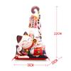 8.6 Inch Ceramic Maneki Neko Lucky Cat Money Box Coin Bank Japanese Long Tail Fortune Cat Feng Shui Home Decoration Wedding Gift