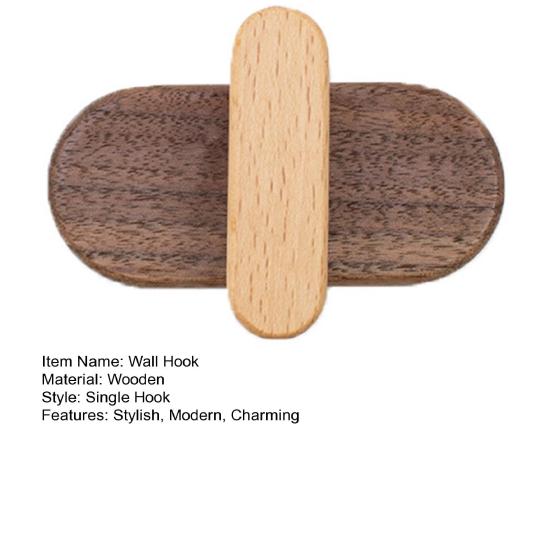Деревянный настенный крючок Натуральный деревянный настенный вешалка для одежды Рустикальный прочный крючок для прихожей для шляп для подвешивания сумки полотенец одежды рюкзака