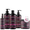 Keratin Shampoo, Conditioner, Mask, Serum and Leave-in Treatment Kit - Sulfate, Paraben and Silicone Free - 1950 Ml