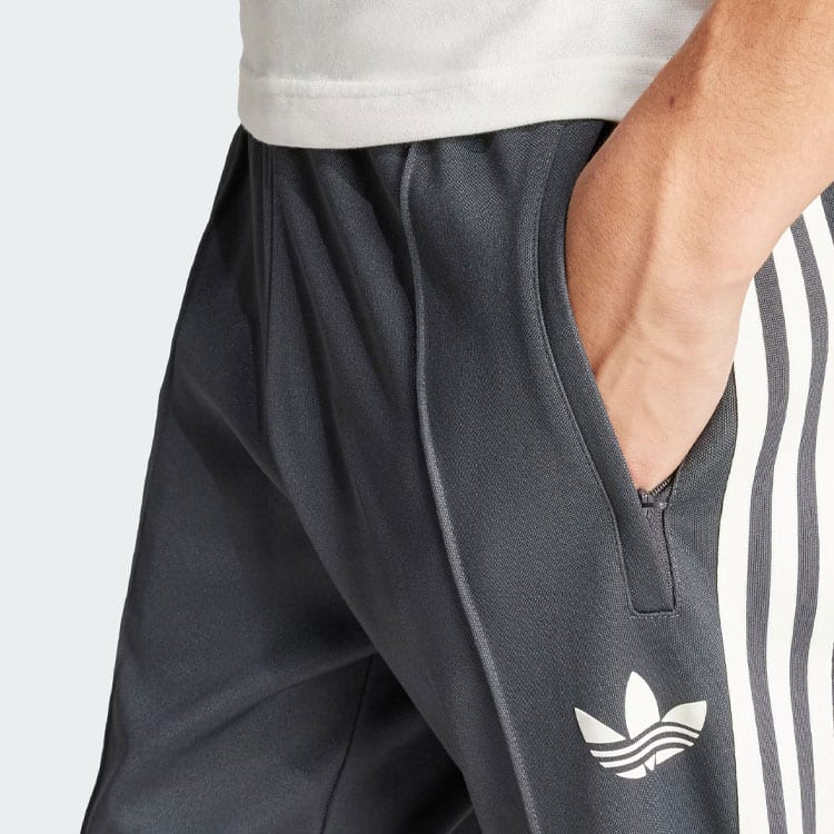 adidas Оригинал BECKENBAUER Германия ТРЕК Костюмные брюки Мужские Графитовый Черный IU2101